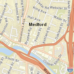 Medford Street Map