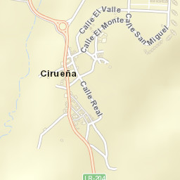 Cirueña Street Map