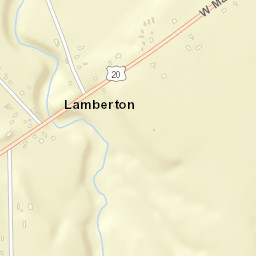 Lamberton New York Street Map