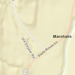 Marshalls New York Street Map