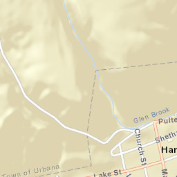 Hammondsport New York Street Map