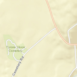 Tyrone New York Street Map