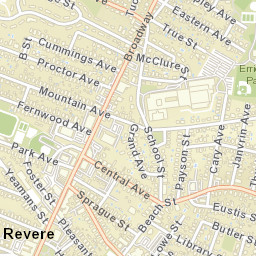 Revere Street Map