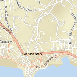 Sanxenxo Street Map
