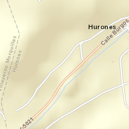 Hurones Street Map