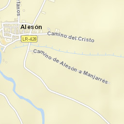 Alesón Street Map