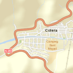 Colera Street Map