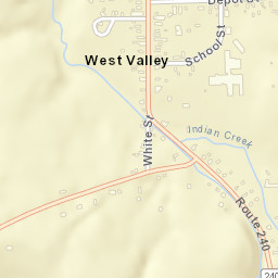 West Valley New York Street Map