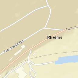 Rheims New York Street Map