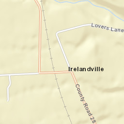 Irelandville New York Street Map