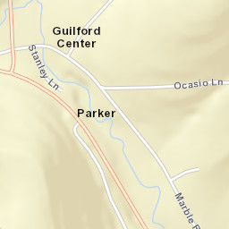 Parker New York Street Map