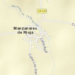 Manzanares de Rioja Street Map