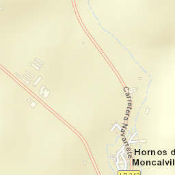 Hornos de Moncalvillo Street Map