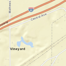 Vineyard New York Street Map