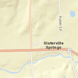 Slaterville Springs New York Street Map