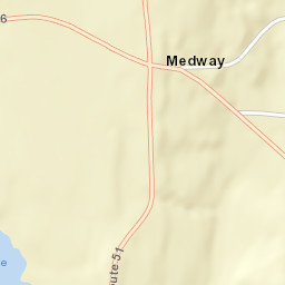Medway New York Street Map