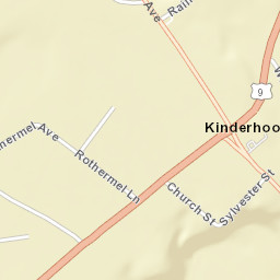 Kinderhook New York Street Map