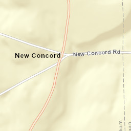 New Concord New York Street Map