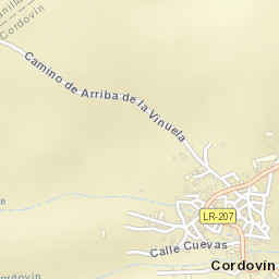 Cordovín Street Map