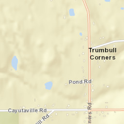 Trumbull Corners New York Street Map