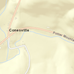Conesville New York Street Map