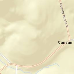 Canaan Center New York Street Map