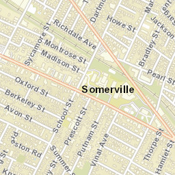 Somerville Street Map