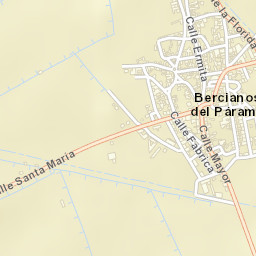 Bercianos del Páramo Street Map