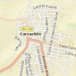 Carcastillo Street Map