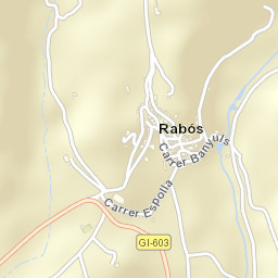 Rabós Street Map
