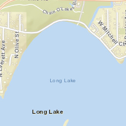 25215-25251 West Lake Shore Drive, Ingleside Street Map
