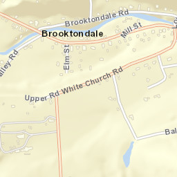 Brooktondale New York Street Map