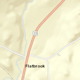 Flatbrook New York Street Map