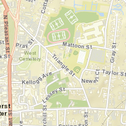 Amherst Center Street Map