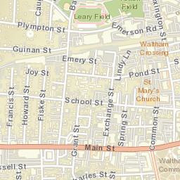 Waltham Street Map