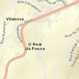 Castro Caldelas Street Map