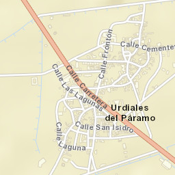 Urdiales del Páramo Street Map
