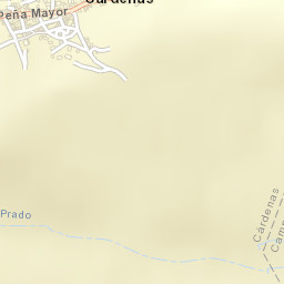 Cárdenas Street Map