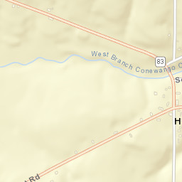 Hamlet New York Street Map