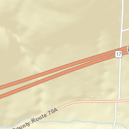 Big Creek New York Street Map