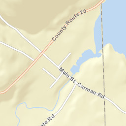 Bradford New York Street Map