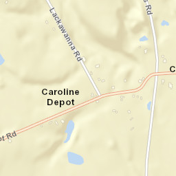 Caroline New York Street Map