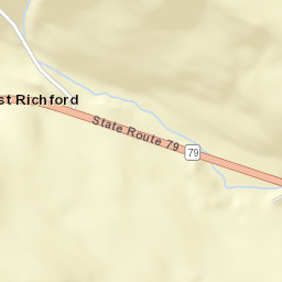 East Richford New York Street Map