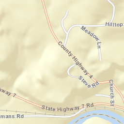 Wells Bridge New York Street Map