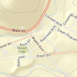 Hobart New York Street Map