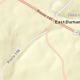 East Durham New York Street Map