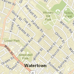 Watertown Street Map