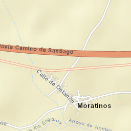 Moratinos Street Map