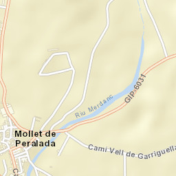 Mollet de Peralada Street Map
