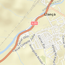 Llançà Street Map